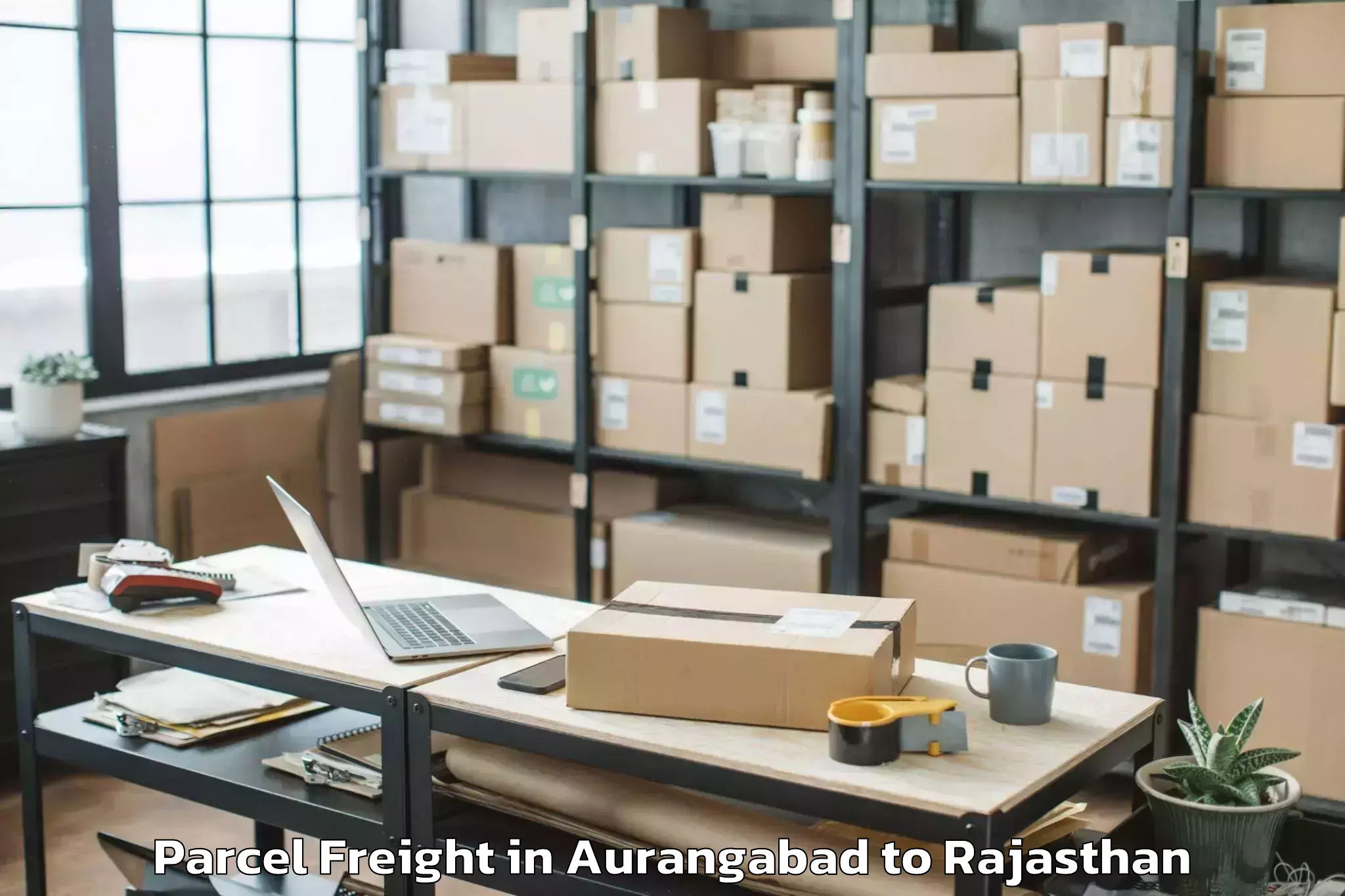 Professional Aurangabad to The Iis University Jaipur Parcel Freight